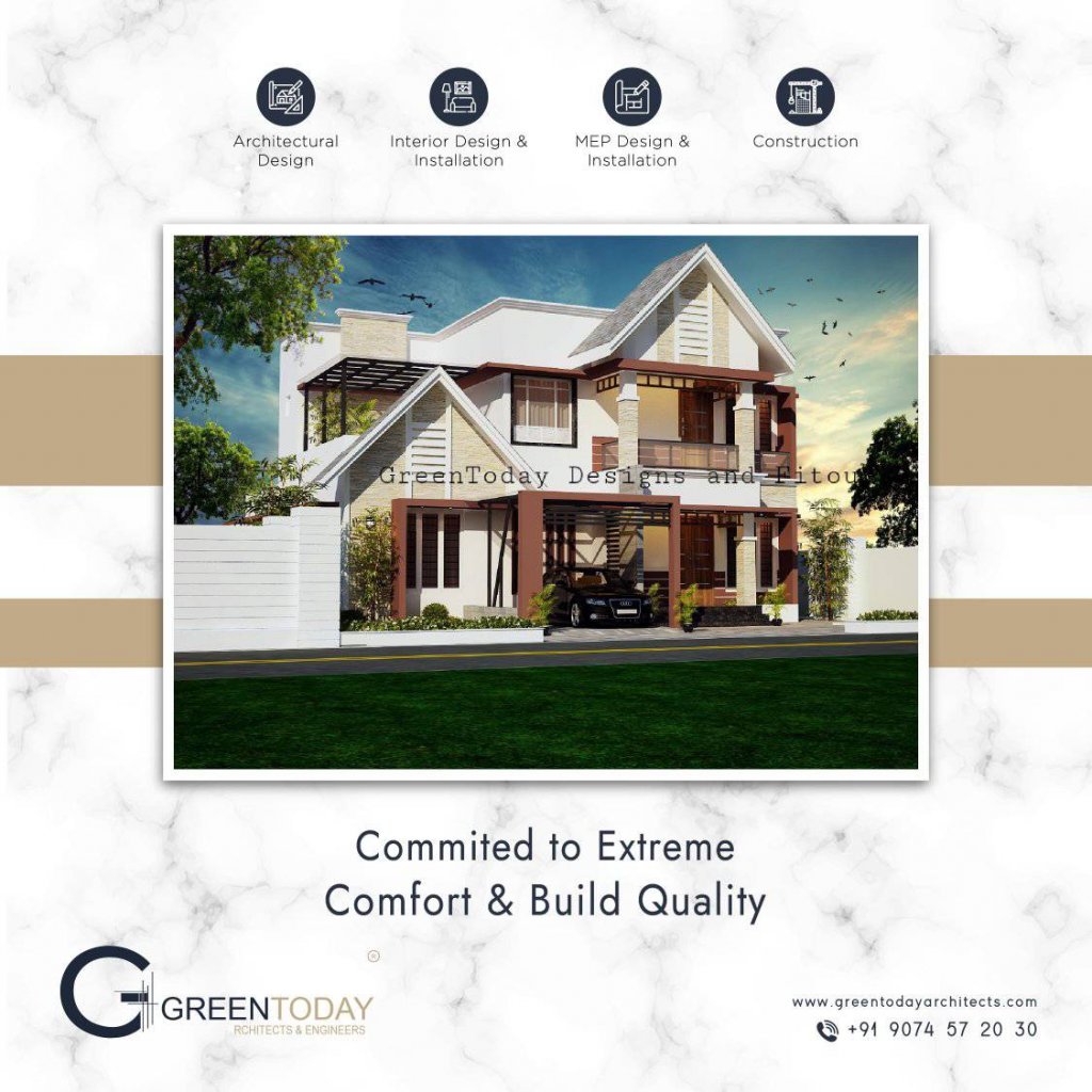 GreenToday Infrastructure provide the best premium Home Builders in Kochi